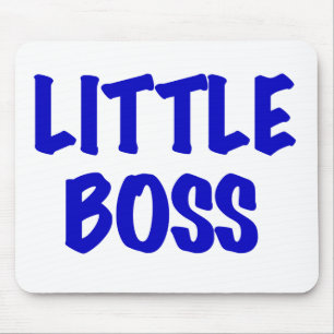 Blue Little Boss Mouse Pad
