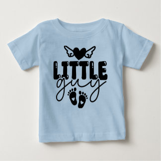 Blue Little Guy Baby Boy T-shirt
