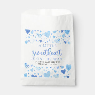 Blue Little Sweetheart Valentine's Day Baby Shower Favour Bags