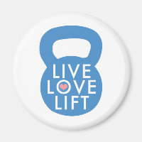 Blue "Live Love Lift!"