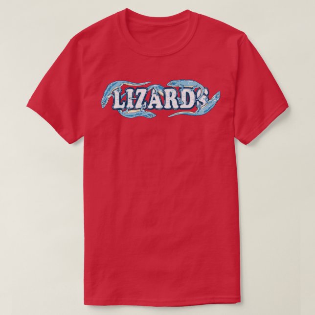Blue Lizards T-Shirt (Design Front)