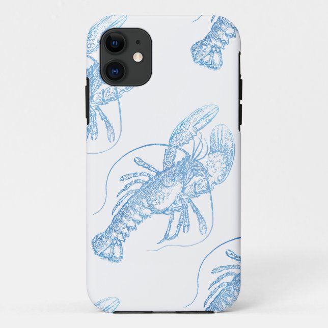 Blue Lobster Case-Mate iPhone Case (Back)