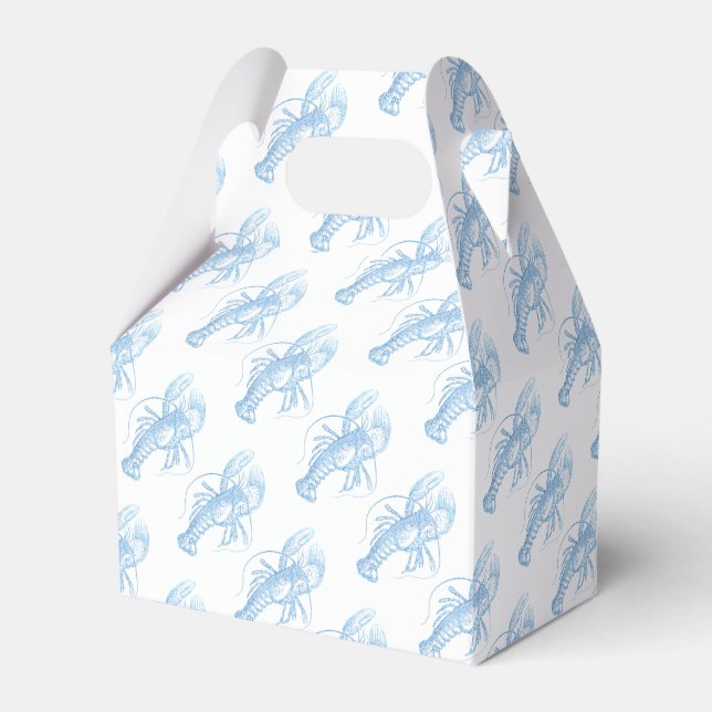 Blue Lobster Favour Box (Front Side)