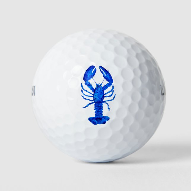 Blue Lobster  Golf Balls (Front)