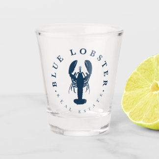 Blue Lobster Real Estate Shot Glass
