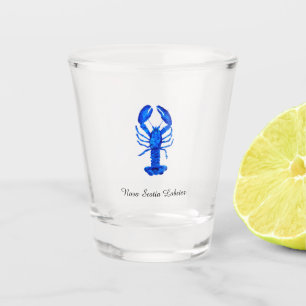 Blue Lobster Shot Glass