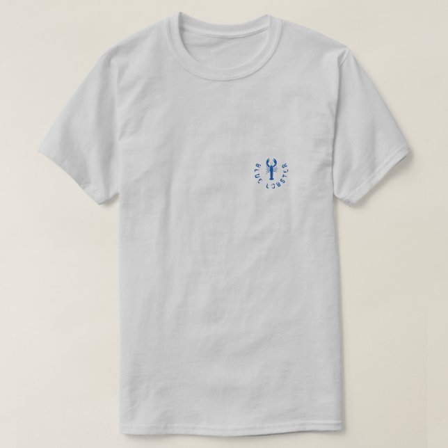 BLUE LOBSTER T SHIRT (Design Front)