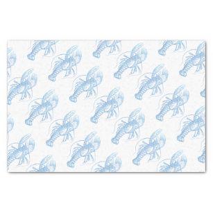 Blue Lobster Tissue Paper