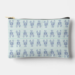Blue Lobsters Accessory Pouch
