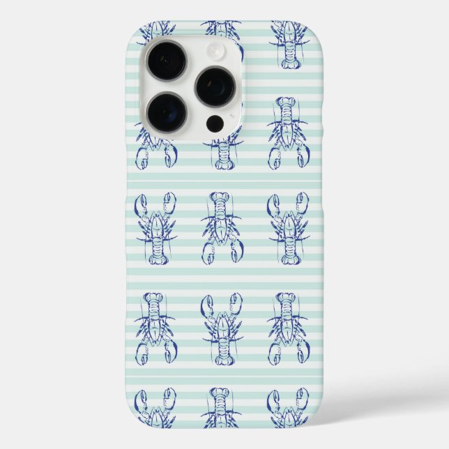  Blue Lobsters Case-Mate iPhone Case (Back)