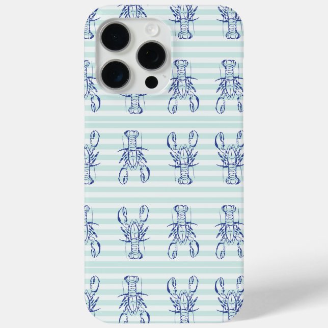   Blue Lobsters Case-Mate iPhone Case (Back)