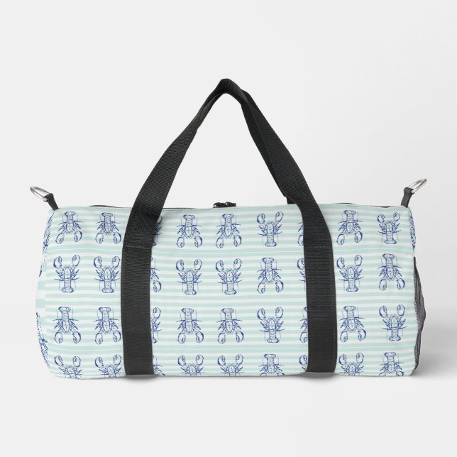  Blue Lobsters Duffle Bag (Front)