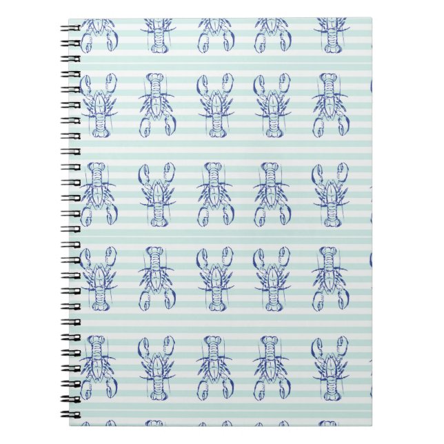 Blue Lobsters Notebook (Front)
