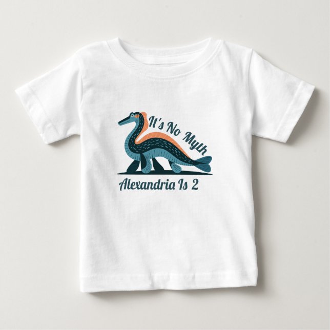 Blue Loch Ness Birthday Shirt (Front)