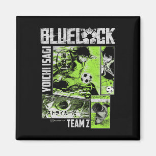 Blue Lock Yoichi Isagi Split Soccer Panels Magnet
