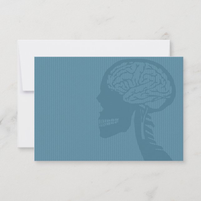 blue logicskull invitation (Front)