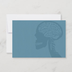 blue logicskull invitation
