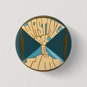 Blue Logo Button