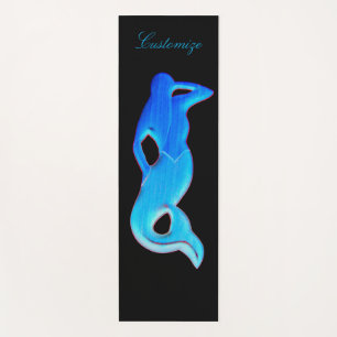 Blue lookout mermaid Thunder_Cove Yoga Mat