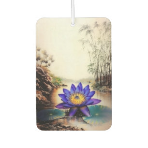 Blue Lotus Emerging from Muddy Waters (Vietnamese) Car Air Freshener