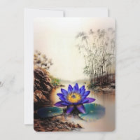 Blue Lotus Emerging from Muddy Waters (Vietnamese)