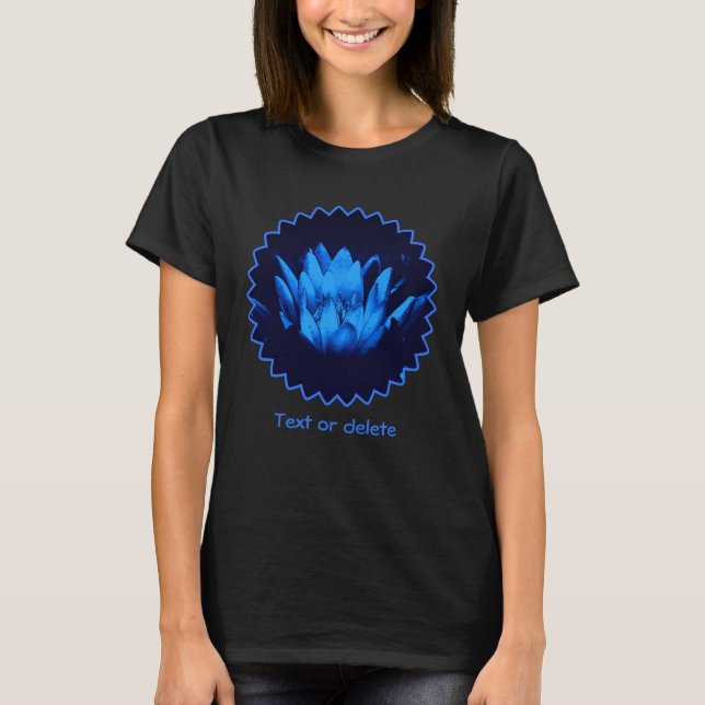 Blue Lotus Flower Personalized  T-Shirt (Front)