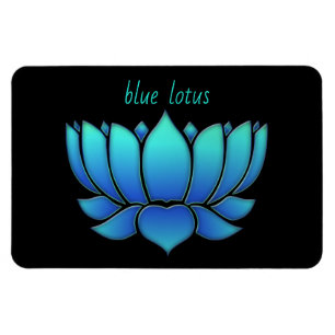 blue lotus - magnet