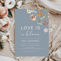 Blue Love is in Bloom Wildflower Bridal Shower