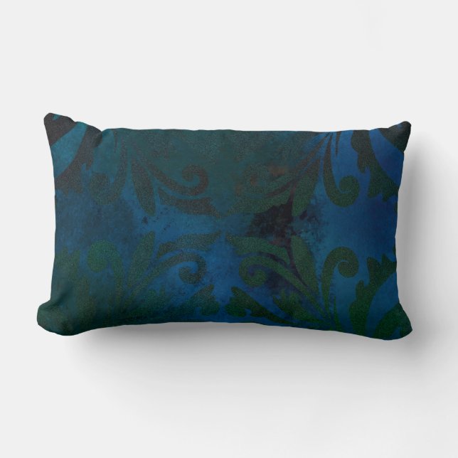 blue lumbar cushion (Front)