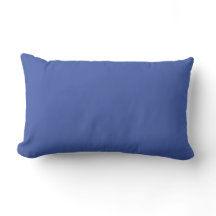 Blue Lumbar Pillow 13" x 21"