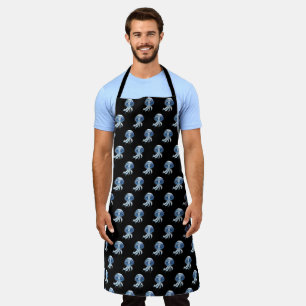 Blue Luminescent Jellyfish Apron