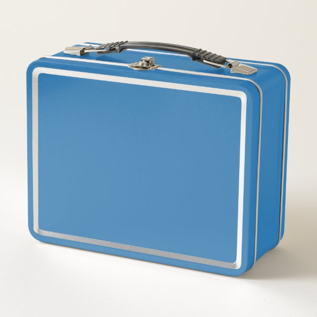 Blue Lunch Boxes | Durable Leak-Proof Bento Style  (Front)
