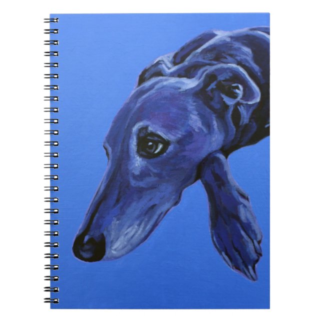 Blue Lurcher Notebook (Front)