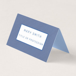 Blue Luxury Business Card