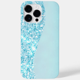 Blue Luxury Modern gradient galaxy glitter star Case-Mate iPhone 14 Pro Max Case