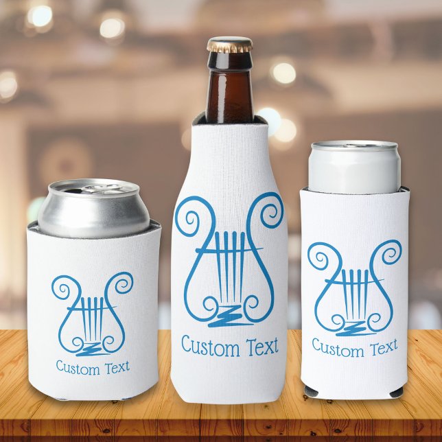 Blue Lyre Can Cooler (Creator Uploaded)