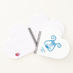 Blue Lyre Notebook