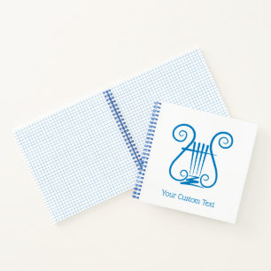 Blue Lyre Notebook