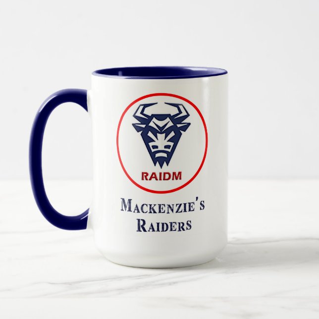 Blue Mackenzie's Raiders 15oz Mug (Left)