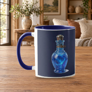 Blue Magic Potion Navy Combo Mug