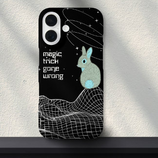 Blue Magic Trick Bunny Rabbit Meme  iPhone 16 Case