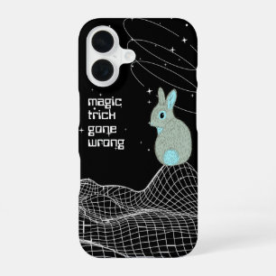 Blue Magic Trick Bunny Rabbit Meme iPhone 16 Case
