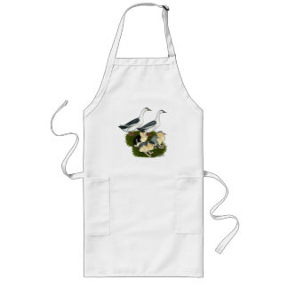 Blue Magpie Duck Family Long Apron