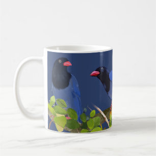 Blue Magpie Mug