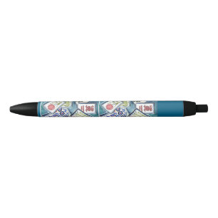 Blue Mahjong Tile Pen