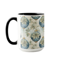 Blue Majesty Elegant Blue Gold Christmas Splendour