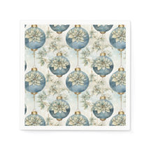 Blue Majesty Elegant Blue Gold Christmas Splendour