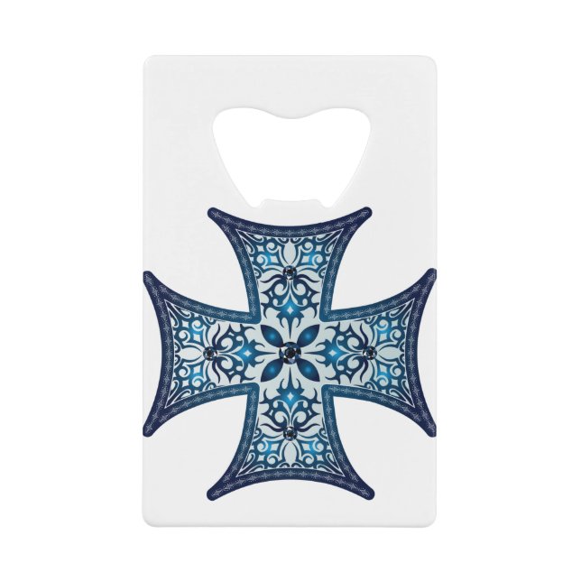 Blue Maltese Cross (Front)