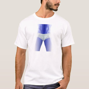 Blue Man in Underwear T-Shirt
