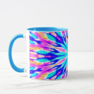 blue mandala artwork mug